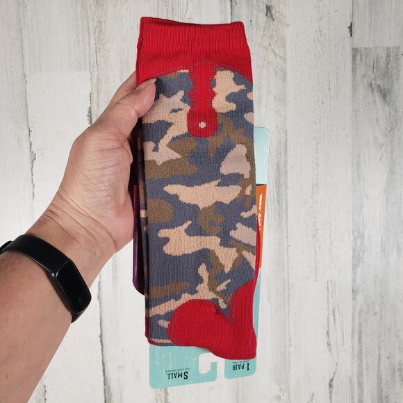 NWT Justin Boots Fashion Cushioned Sole Over The Calf Socks Women's Size Small - Picture 6 of 8